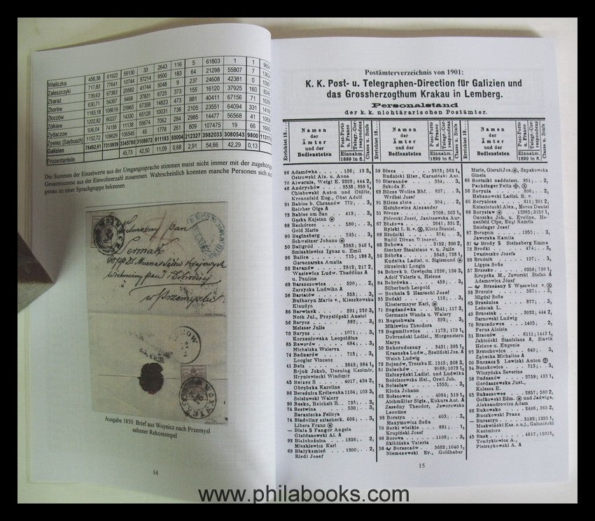 Sanbach, H., Rekozettel und Einschreibebelege von Galizien (als ös ...