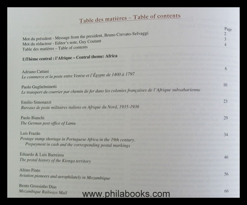 Académie Europèenne de Philatèlie, Opus XIV, Africa/ L'Afrique, 20 ...
