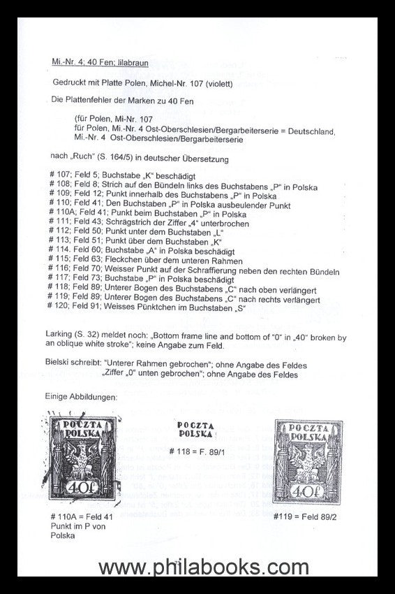 Lutz, Dr. H.-D., Die Plattenfehler des Abstimmungsgebiets Oberschl ...