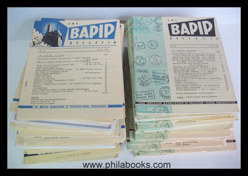 BAPIP, British Association of Palestine-Israel Philatelists No. 45 ...