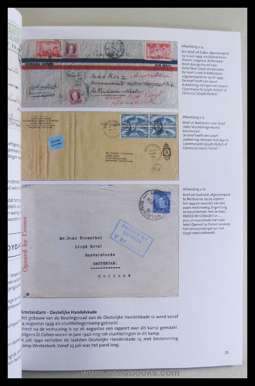 Taselaar, R.E., Kamppost van uitgeweken joden 1934-1945, Posthisto ...