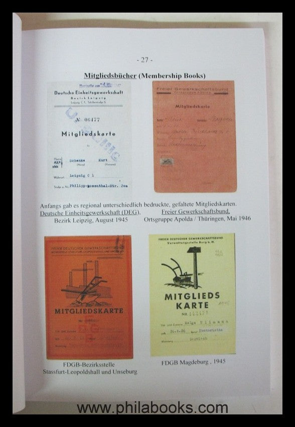 Brockmöller, K., Catalogue of contribution and donation stamps of the Free ...