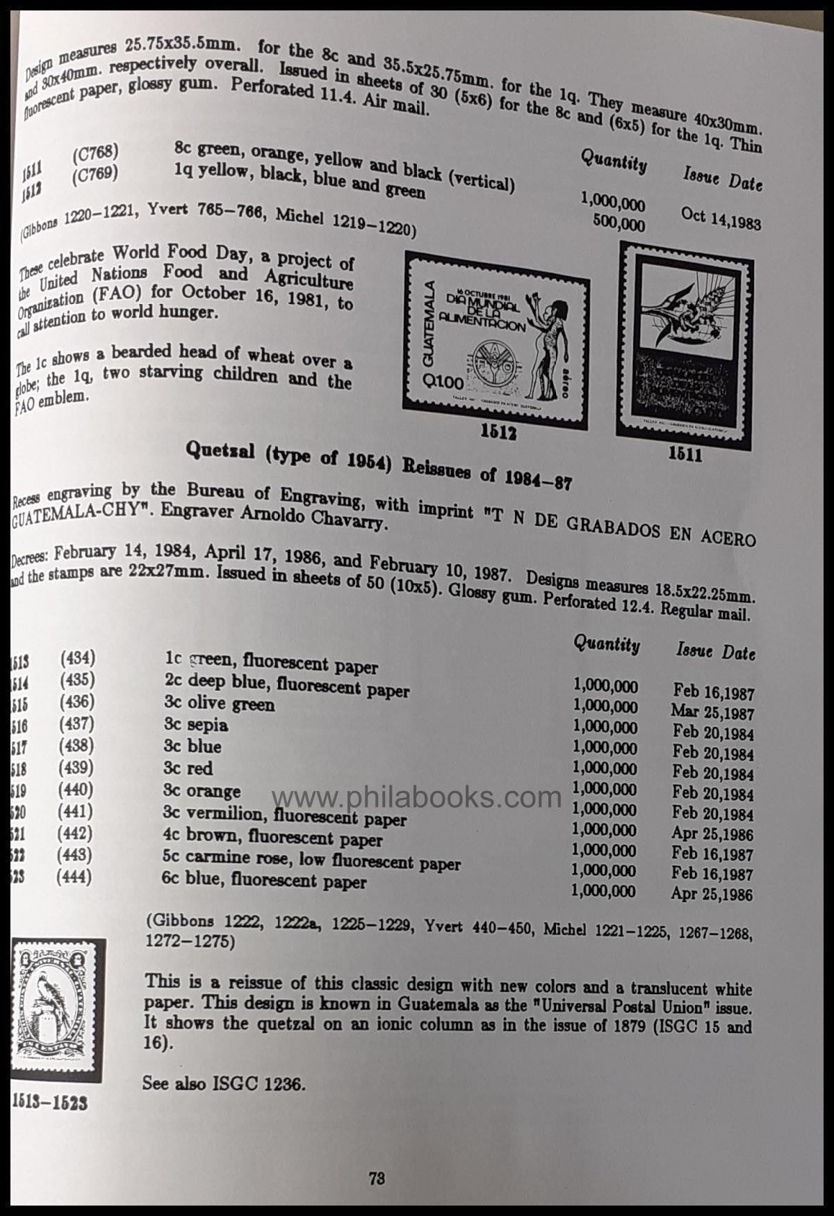 Jickling, D. L., Guatemala Philately 1971-1990 Issues & Special St ...