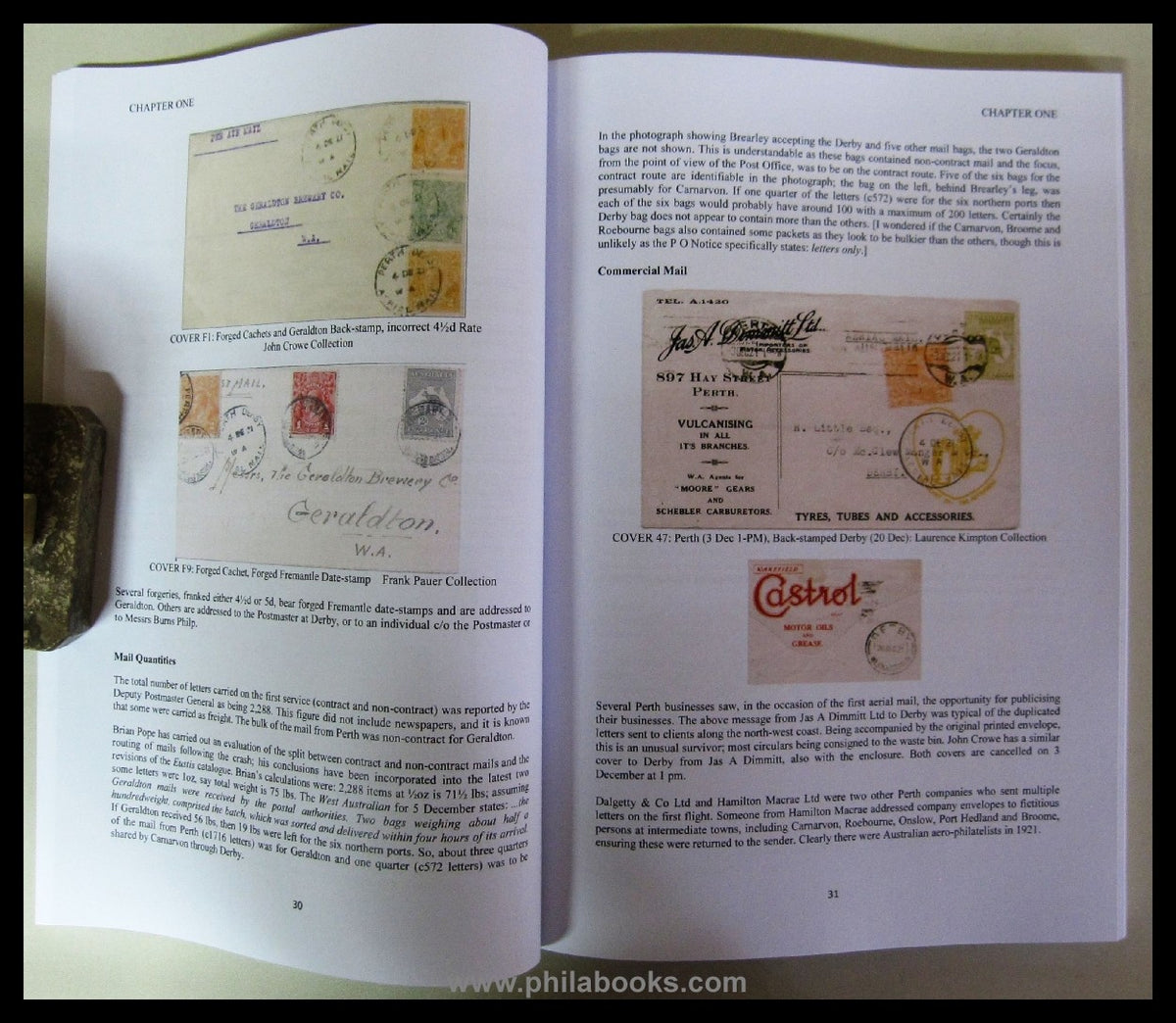 Peace, B.R., Australasian crash mail and other inicidents, Volume ...