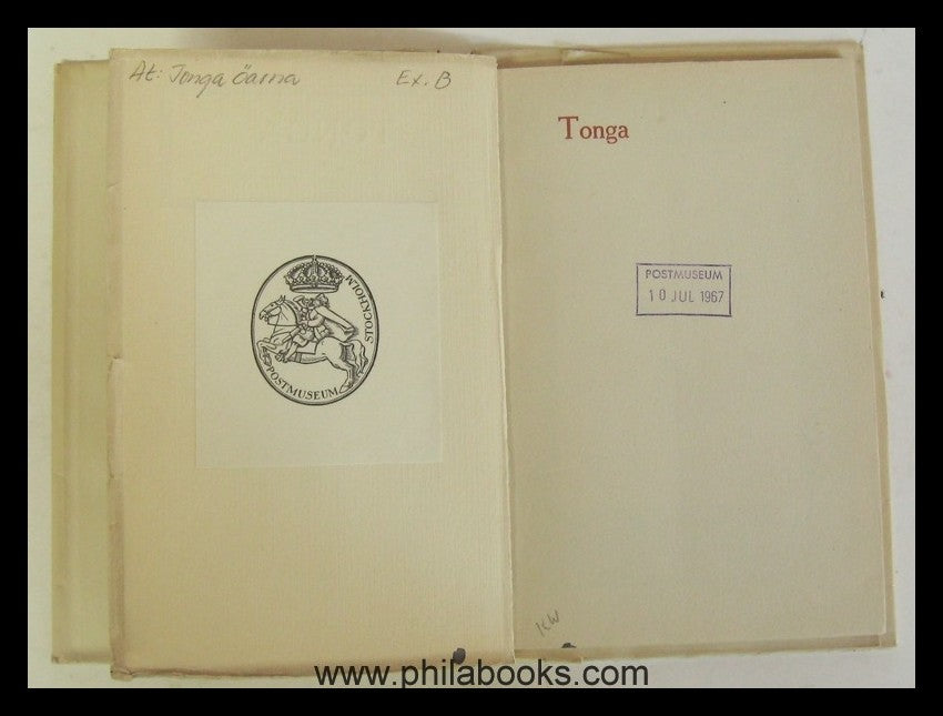 Melville, F. J., Tonga, 1909, 65 S., mit Abb. im Text sowie auf me ...
