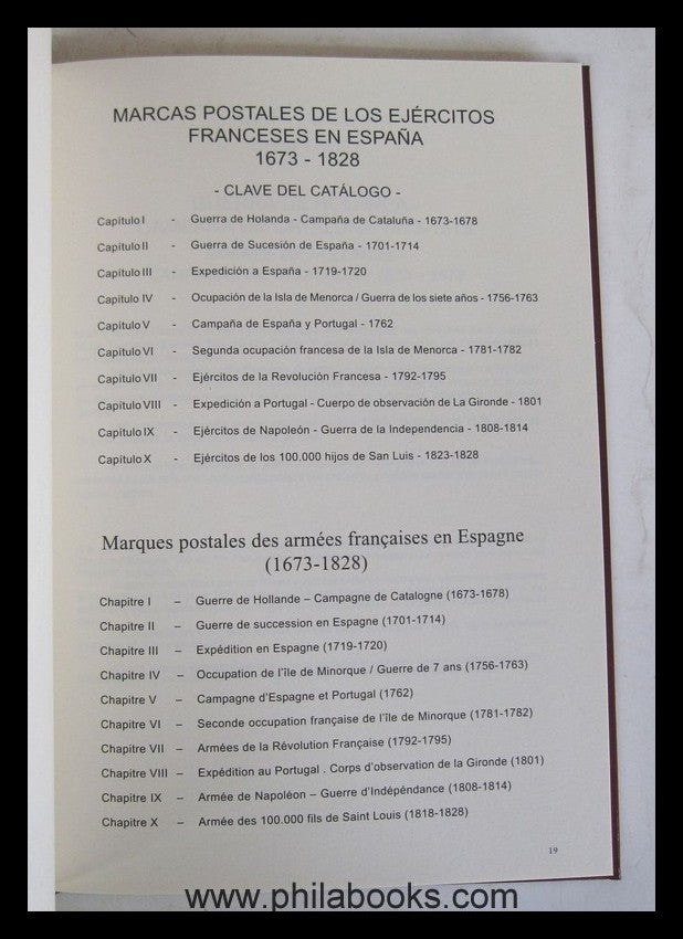 Tizon, M., Marcas Postales de los Ejércitos Franceses en Espana (1 ...