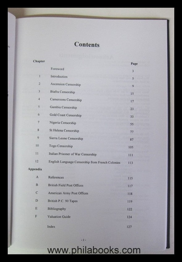 Martin/Walton, West African Censorship Covering Ascension, Biafra, ...