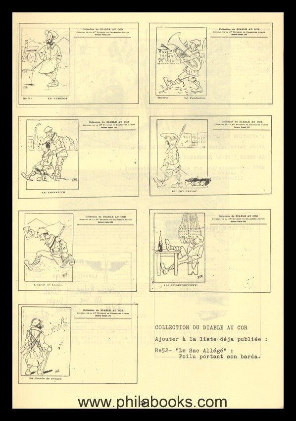 Sinais/Weingarten, Catalogue des Cartes Postales de Franchise mili ...