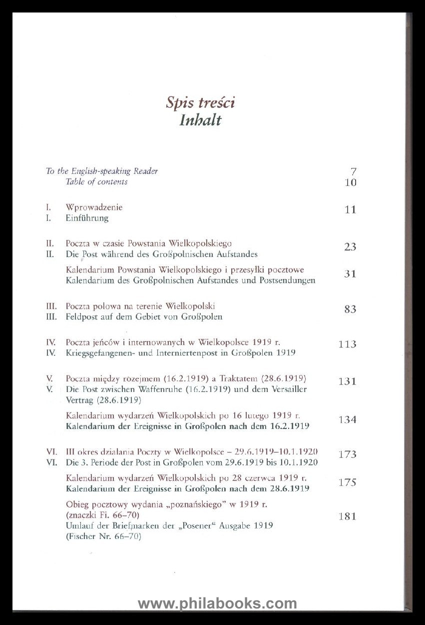 Auleytner, Prof. Dr. J., Die Post in Großpolen 1919 – 1920, Warsch ...