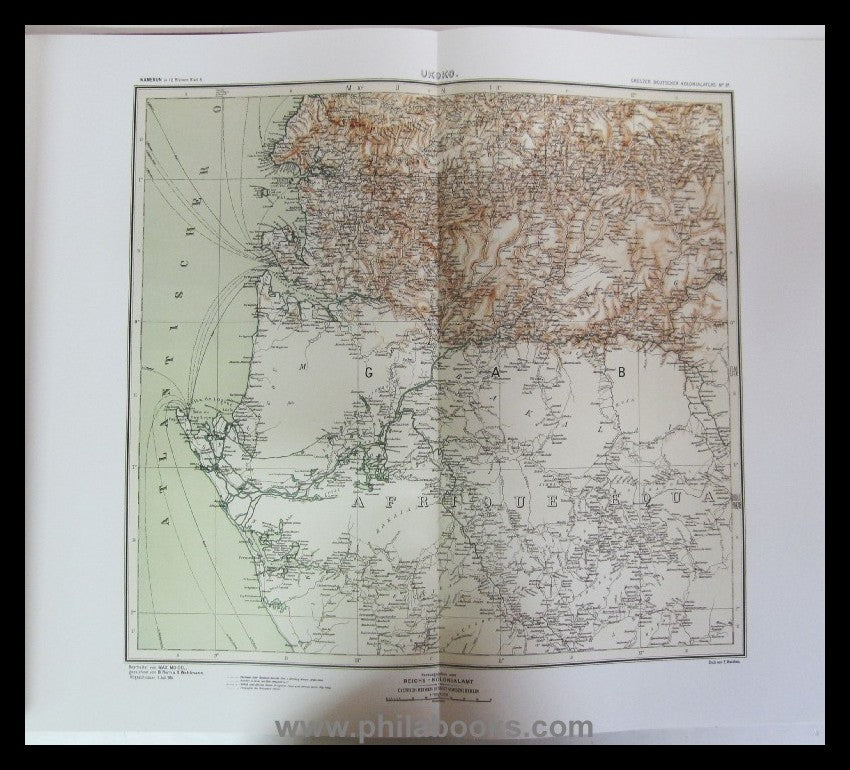 Grosser Deutscher Kolonialatlas. Bearbeitet von Paul Sprigade und ...