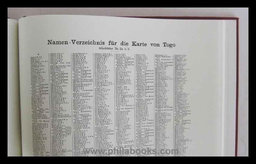 Grosser Deutscher Kolonialatlas. Bearbeitet von Paul Sprigade und ...