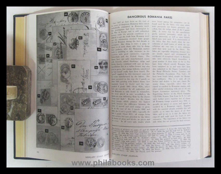 Mercury Stamp Journal, edited by Edwin Mueller, hier Band I mit de ...