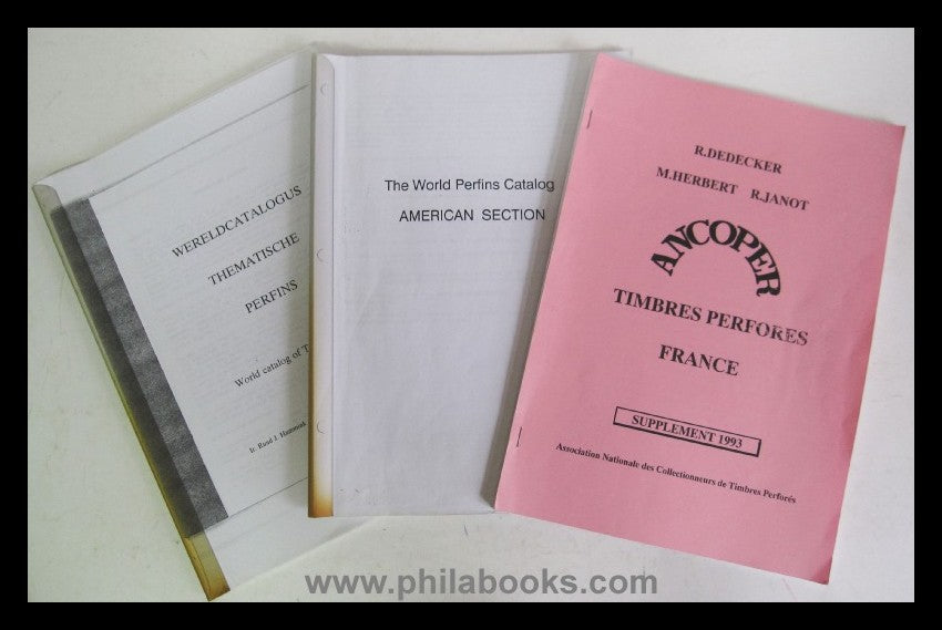 The Perfins Club, Catalogue for Ireland, sowie diese weiteren Hand ...