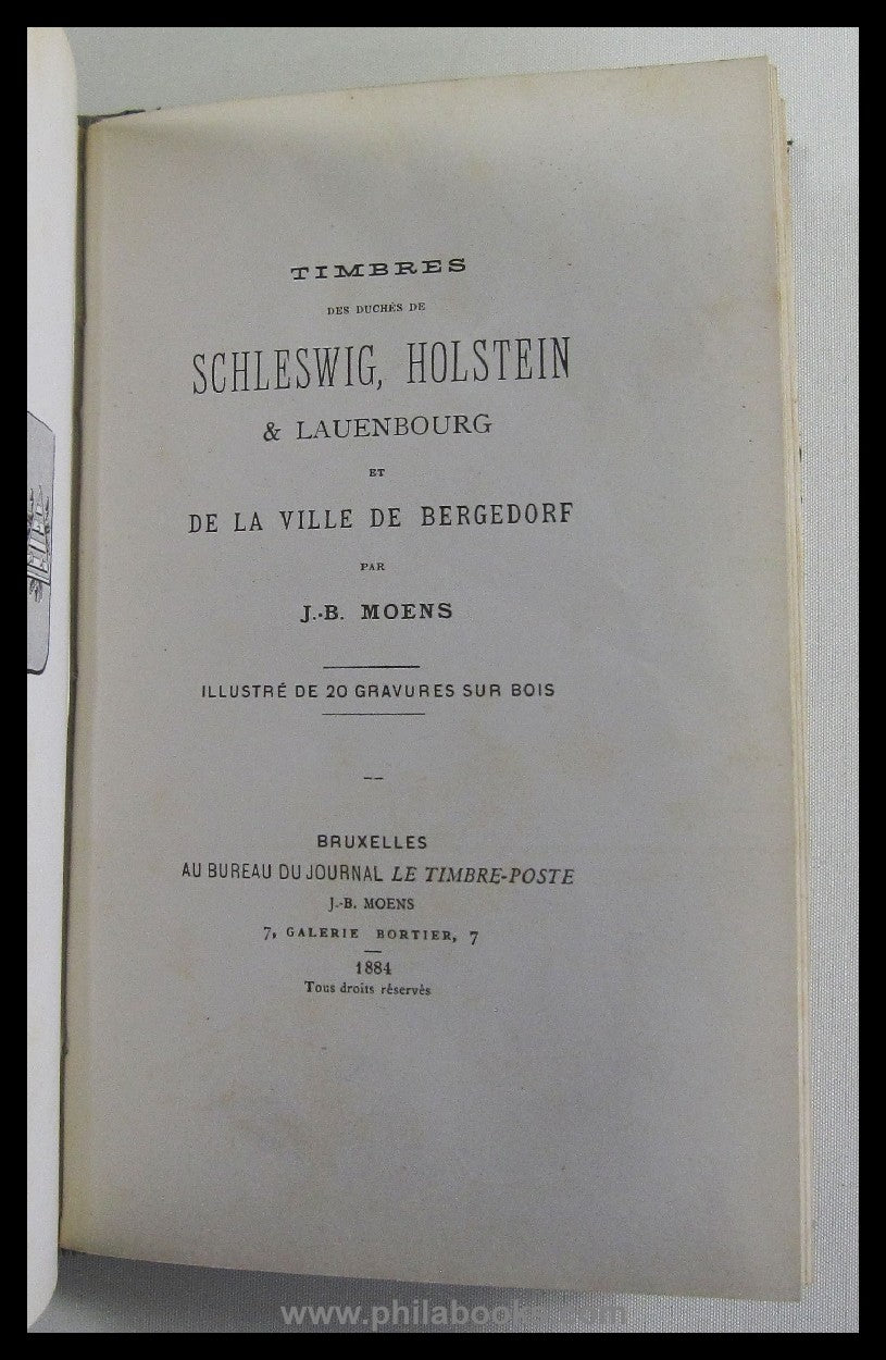 Moens, J.B., Les timbres des Etats Allemandes, hier die Triologie ...