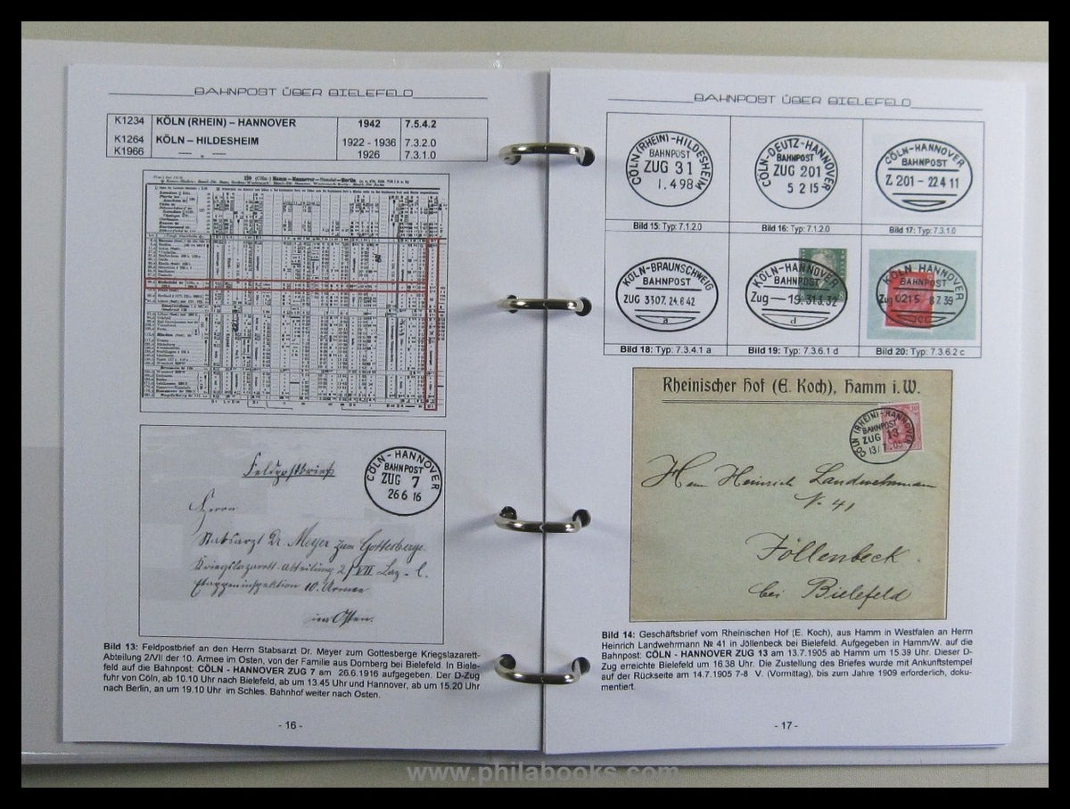 Schmidt, J., Bahnpost über Bielefeld, Jubiläumsausgabe 800 Jahre B ...