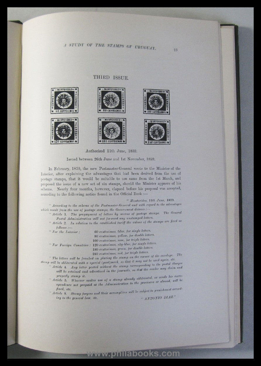 Griebert, H., A Study of the Stams of Uruguay, Stanely Gibbons Han ...