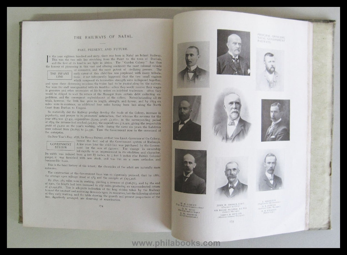 Harrison, C.W.F., Natal, Illustrated Official Railway Guide and Ge ...