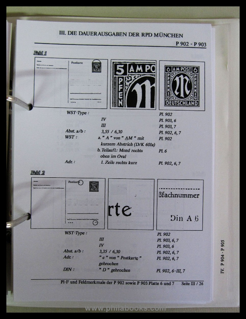 AM-Post-Handbuch, Handbuch Teil F: Die AM-Post-Ganzsachen der amer ...