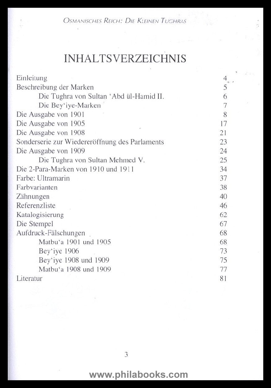 Birken, A., Handbook of Turkish Philately, The Stamps, 5 ...