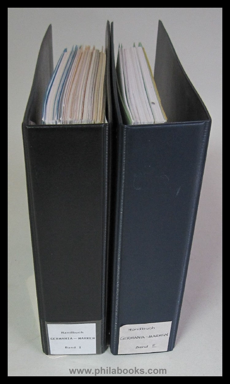 ArGe Germania, Handbuch Germania-Marken, in loser Folge verausgabt ...