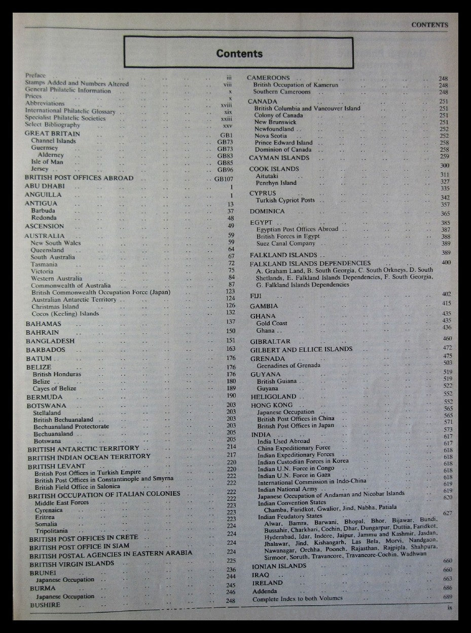 1997, Stanley Gibbons Commonwealth-Katalog 1997, 99th Ed., 2 Bände ...