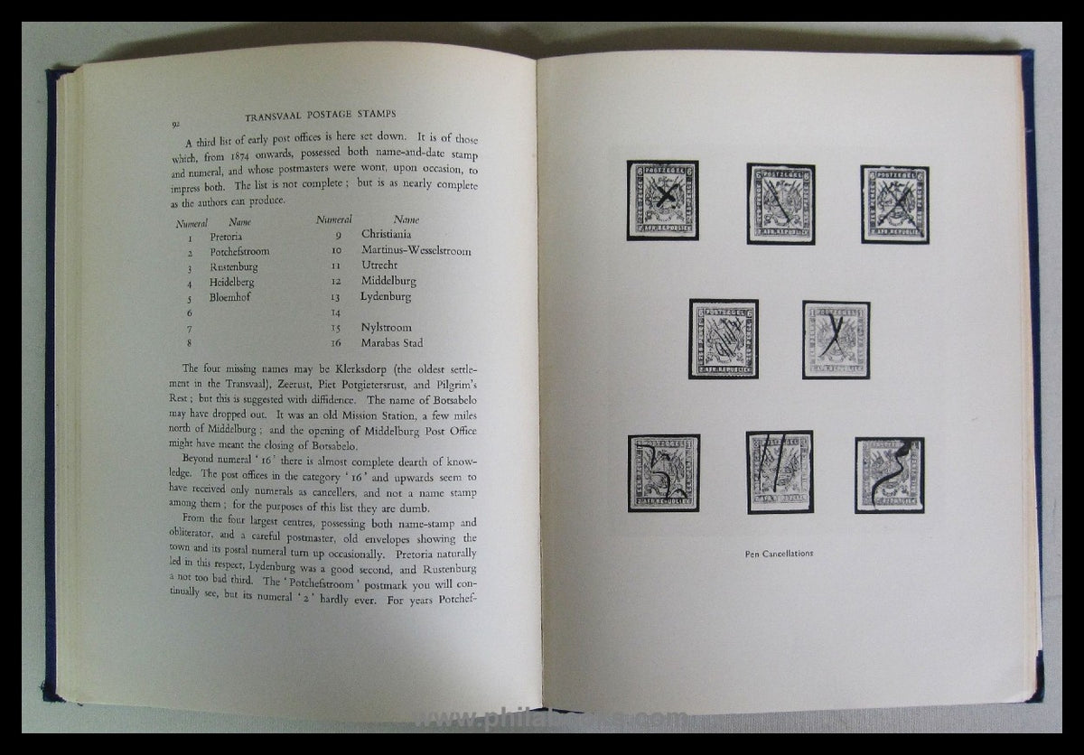 Curle/Basden, Transvaal Postage Stamps, The Royal Philatelic Socie ...