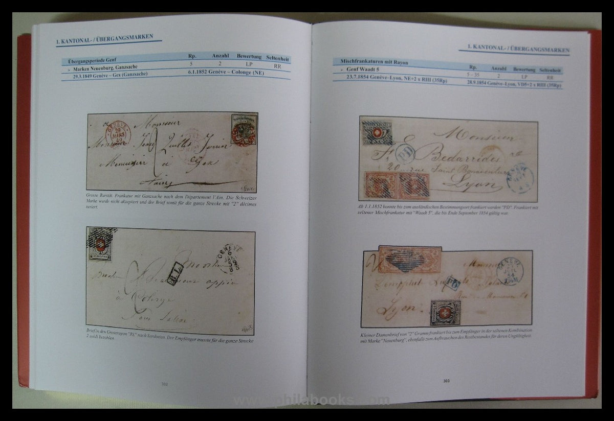 Schäfer, Richard: Schweizer Bundesmarken 1850 - 1854, Durheim Ausg ...