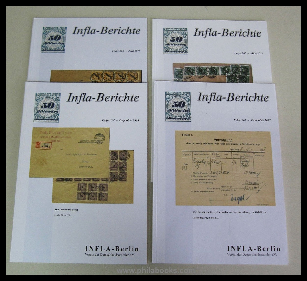 INFLA-Berlin, Infla-Berichte, Folge 259, 260, 261, 262, 264, 265, ...