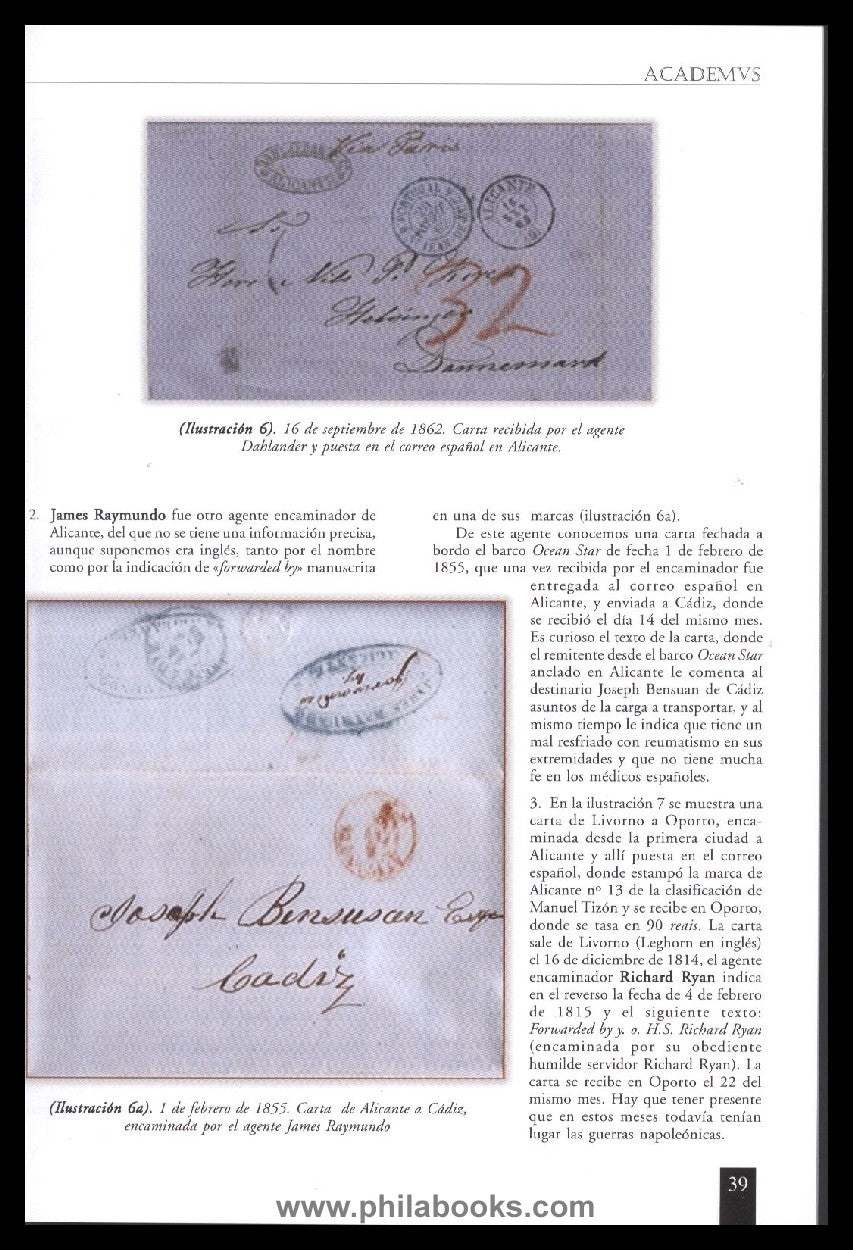 Academus, Real Academia Hispánica de Filatelia e Historia Postal, ...