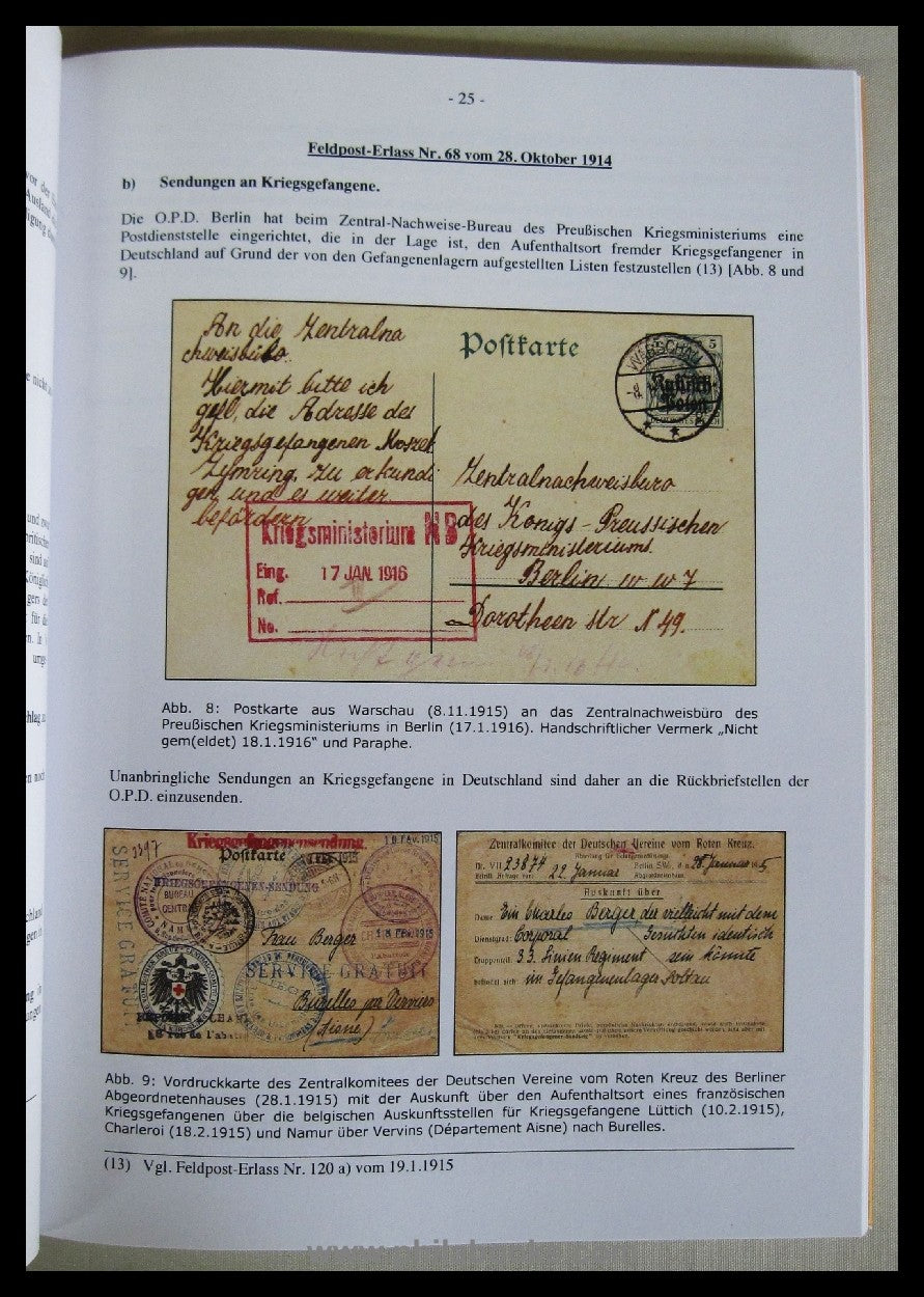 Ludwig/Rath, Official regulations for enemy postal traffic...