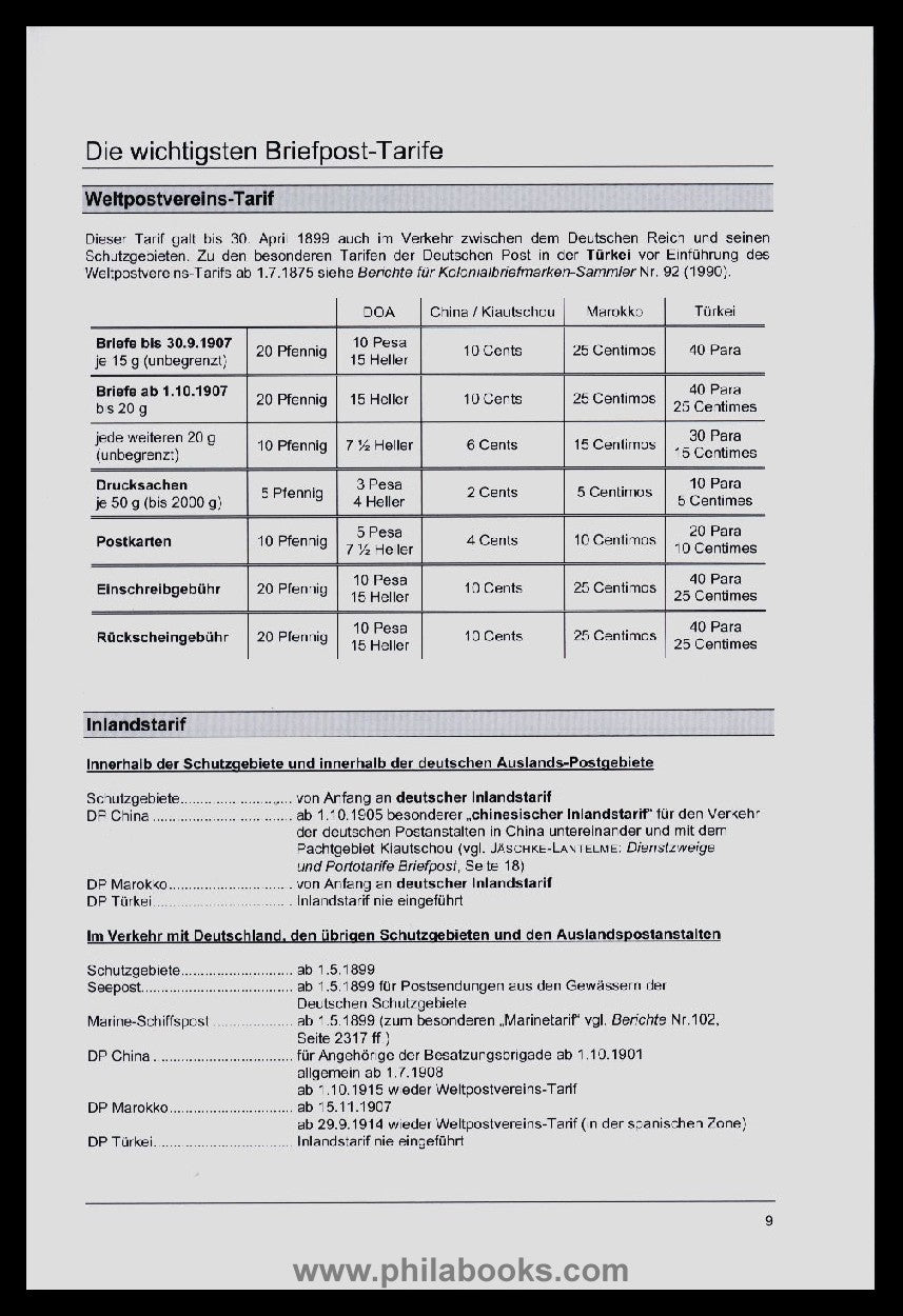 ArGe Deutsche Kolonien, Stempelkatalog Deutsche Kolonien und Ausla ...