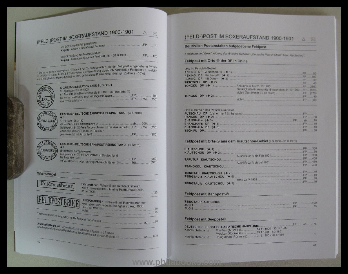 ArGe Deutsche Kolonien, Stempelkatalog Deutsche Kolonien und Ausla ...