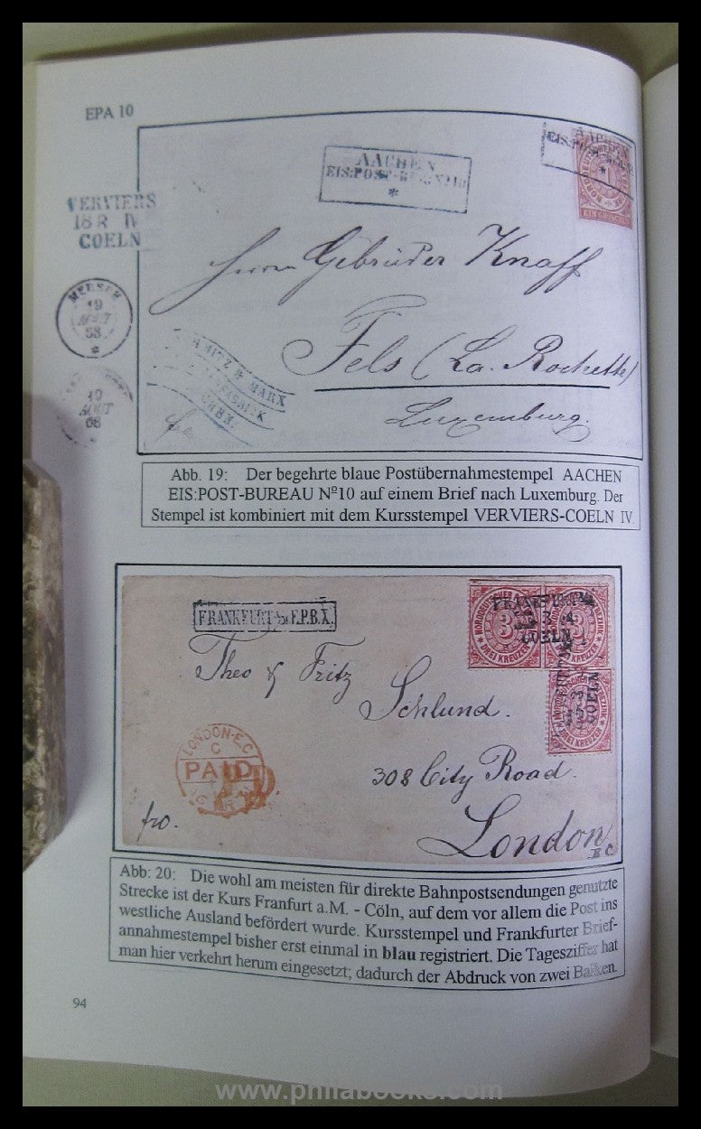 Garnier, I. von, Katalog der Bahnpoststempel 1868-1871, 2004, Stem ...