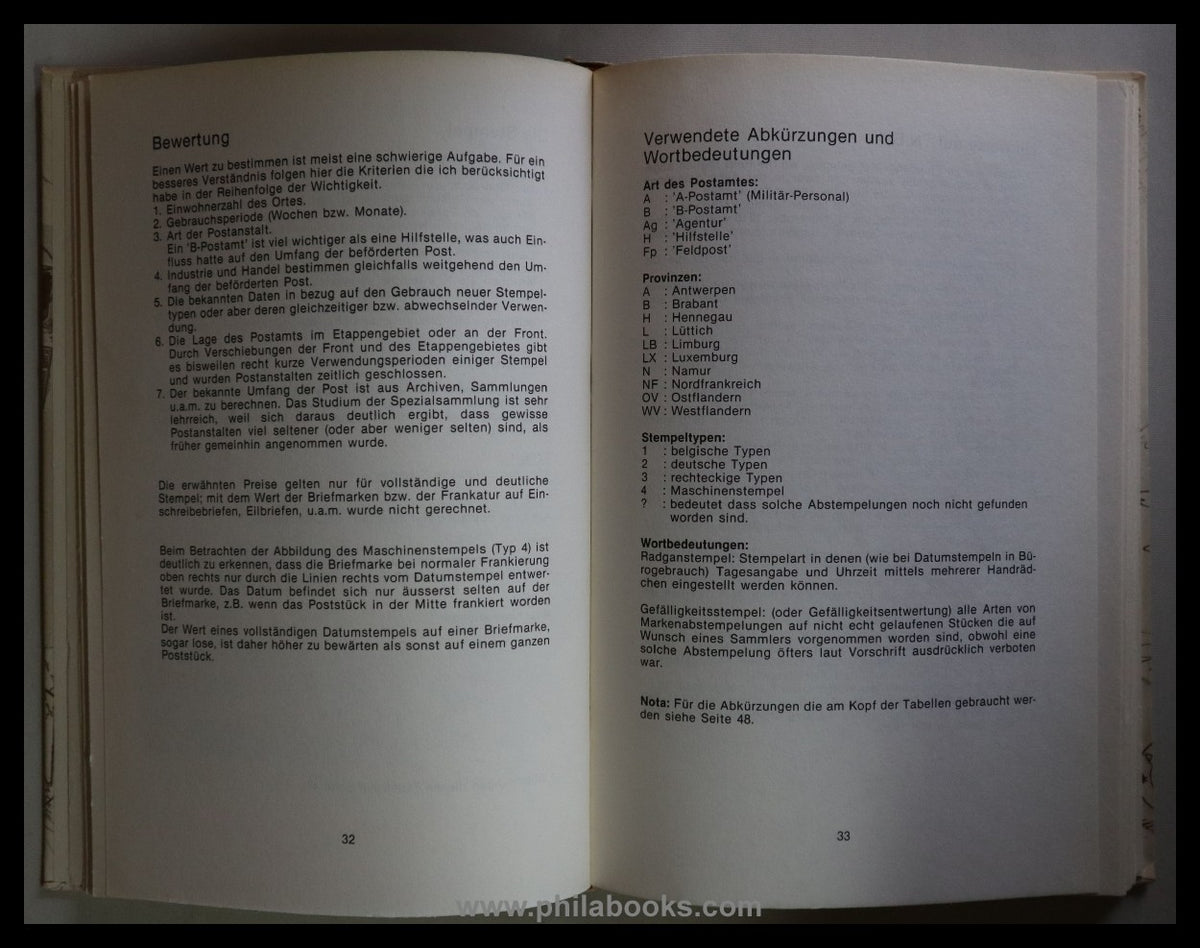 Van Riet, W.:, Catalogus der Afstempelingen van de duitse Bezettin ...