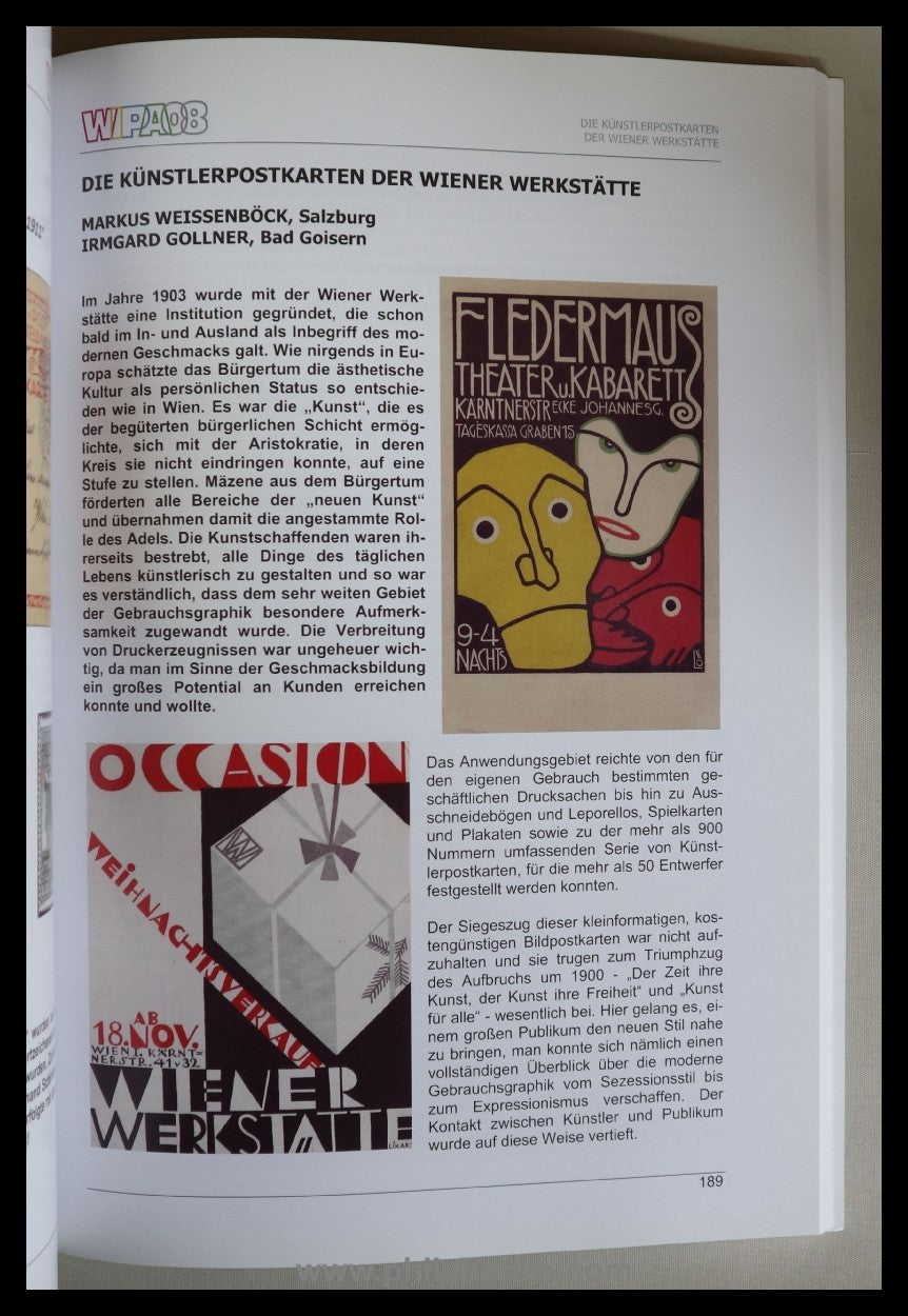 2008, WIPA 2008, The book for the exhibition, exhibition catalog, 274 ...