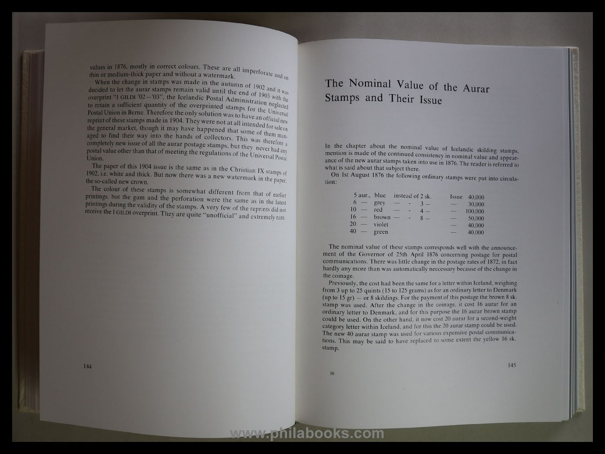 Jónsson, Jon Aoalsteinn: One Hundred Years of Islandic Stamps 1873 ...