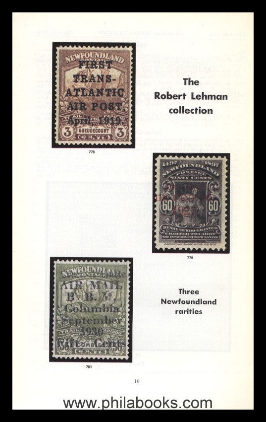 RobsonLowe-Geneva, Auktion, 1976-04 'Lehman'