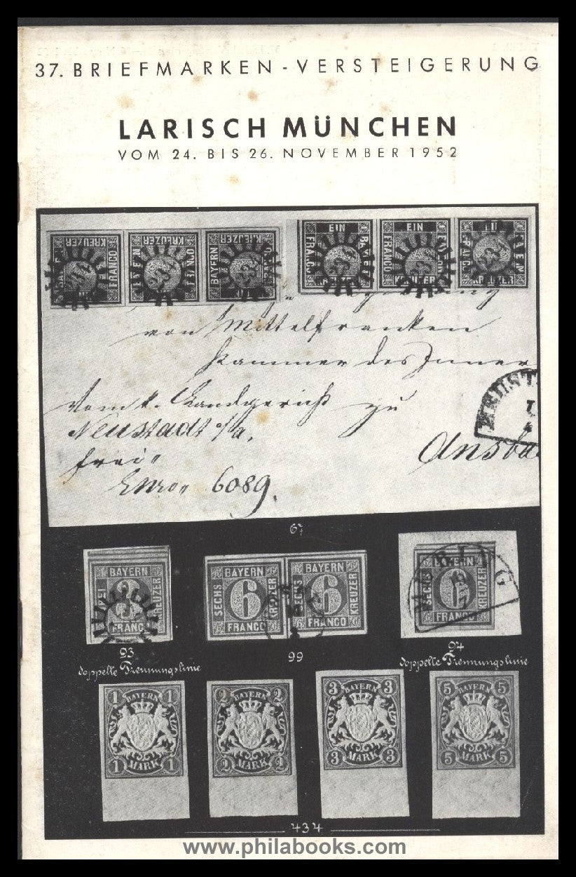Larisch, Auktion 037, 1952-11