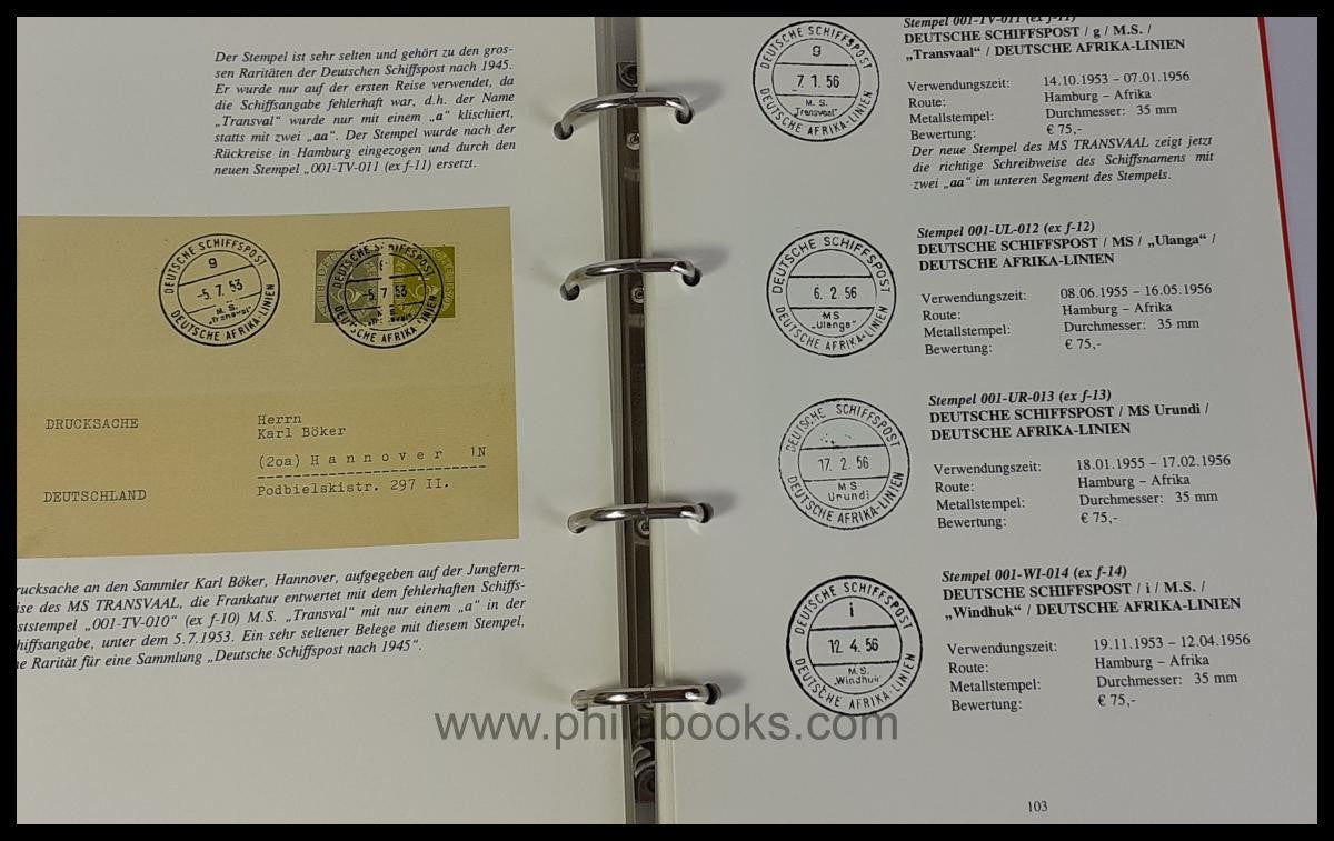 ArGe Schiffspost, Deutsche Schiffspost nach 1945, 4. letzte Auflag ...