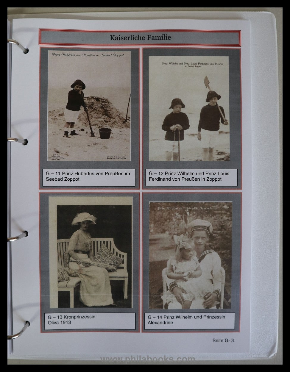 ArGe Danzig/ Klaus Woff/Dieter Quade Danzig Katalog Band 6: Sonder ...
