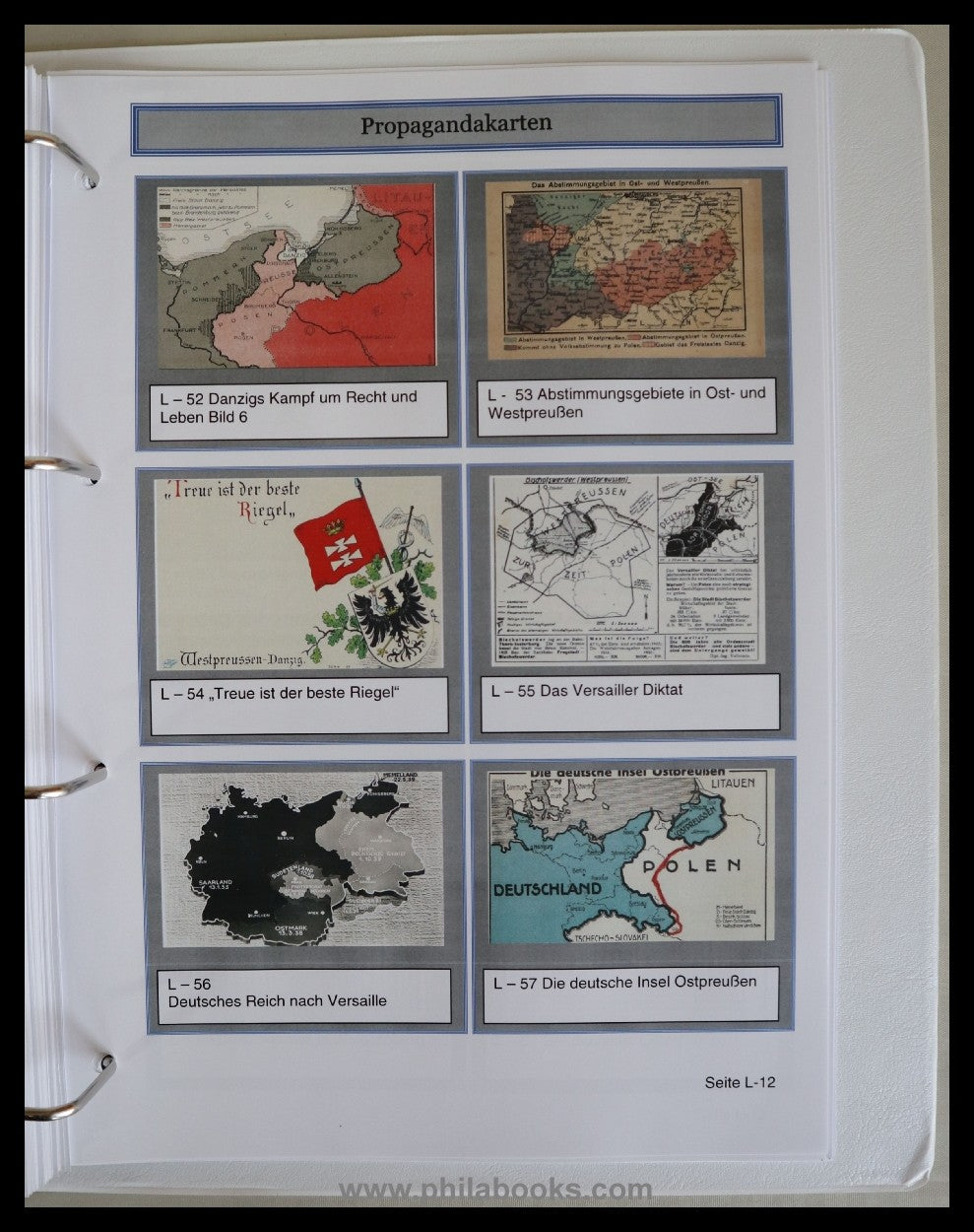 ArGe Danzig/ Klaus Woff/Dieter Quade Danzig Katalog Band 6: Sonder ...