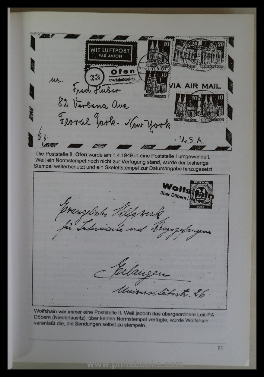 Arenz/Kahl/Richter, Ortsnotstempel Deutsche Postanstalten 1945 - 1 ...