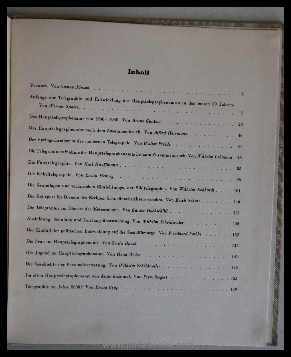 Postverwaltung der DDR (Hrsg.), Hundert Jahre Haupttelegraphenamt ...