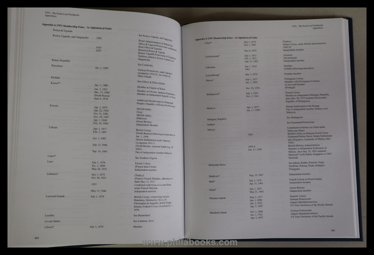 Gough, James Peter: The Postal History of the Universal Postal Uni ...