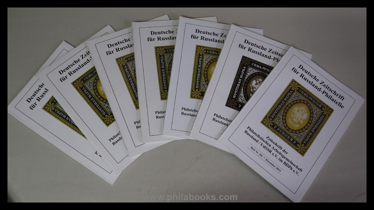 Deutsche Zeitschrift für Russland-Philatelie, Zeitschrift der Phil ...