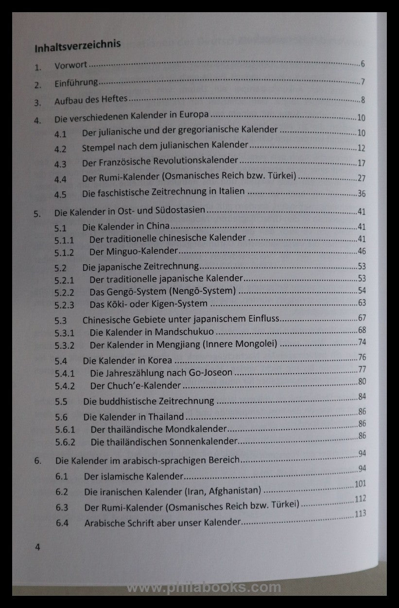 Werdermann, V., Die unterschiedlichen Kalender. Eine Anleitung zur ...