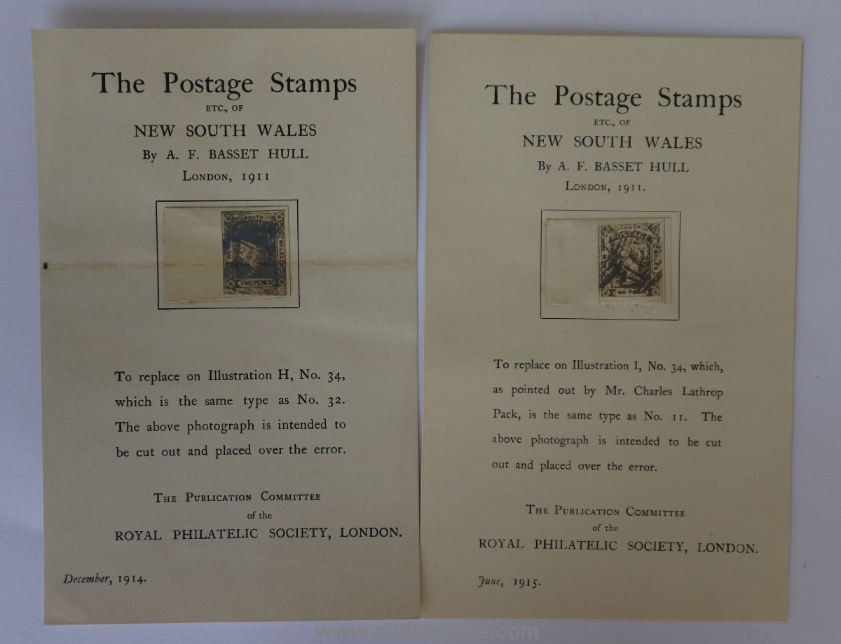 Basset Hull, A.F., The Postage Stamps, Envelopes, Post Cards and T ...