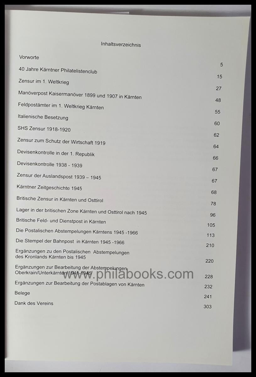 Kärntner Philatelistenclub(Hrsg.), Handbuch Kärnten '14, Fachbuch ...
