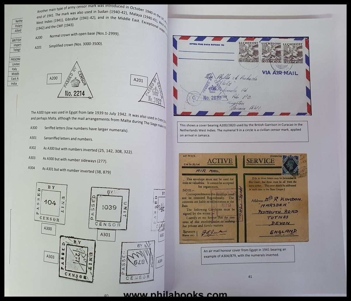 Colley, Dr. N., World War Two Censor Marks (2nd edition), A priced ...