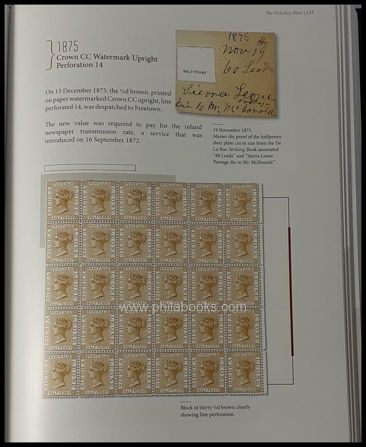 Halawi, Dr. M., Echoes of Empire:Sierra Leone Philatelic Legacy 17 ...